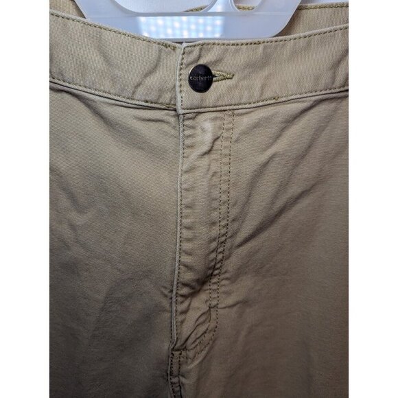 Carhartt Relaxed Fit Pants Men’s Sz 40x32 Tan Rugged Flex Cotton 5 Pocket (1242) - Picture 3 of 16